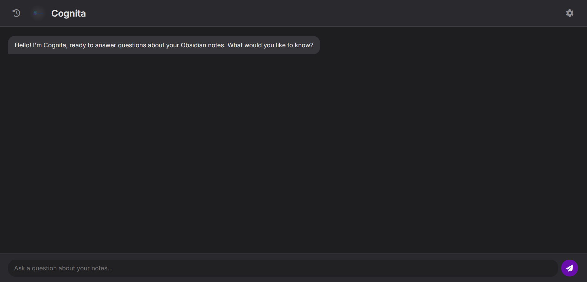 Cognita: Conversational AI for Obsidian Notes